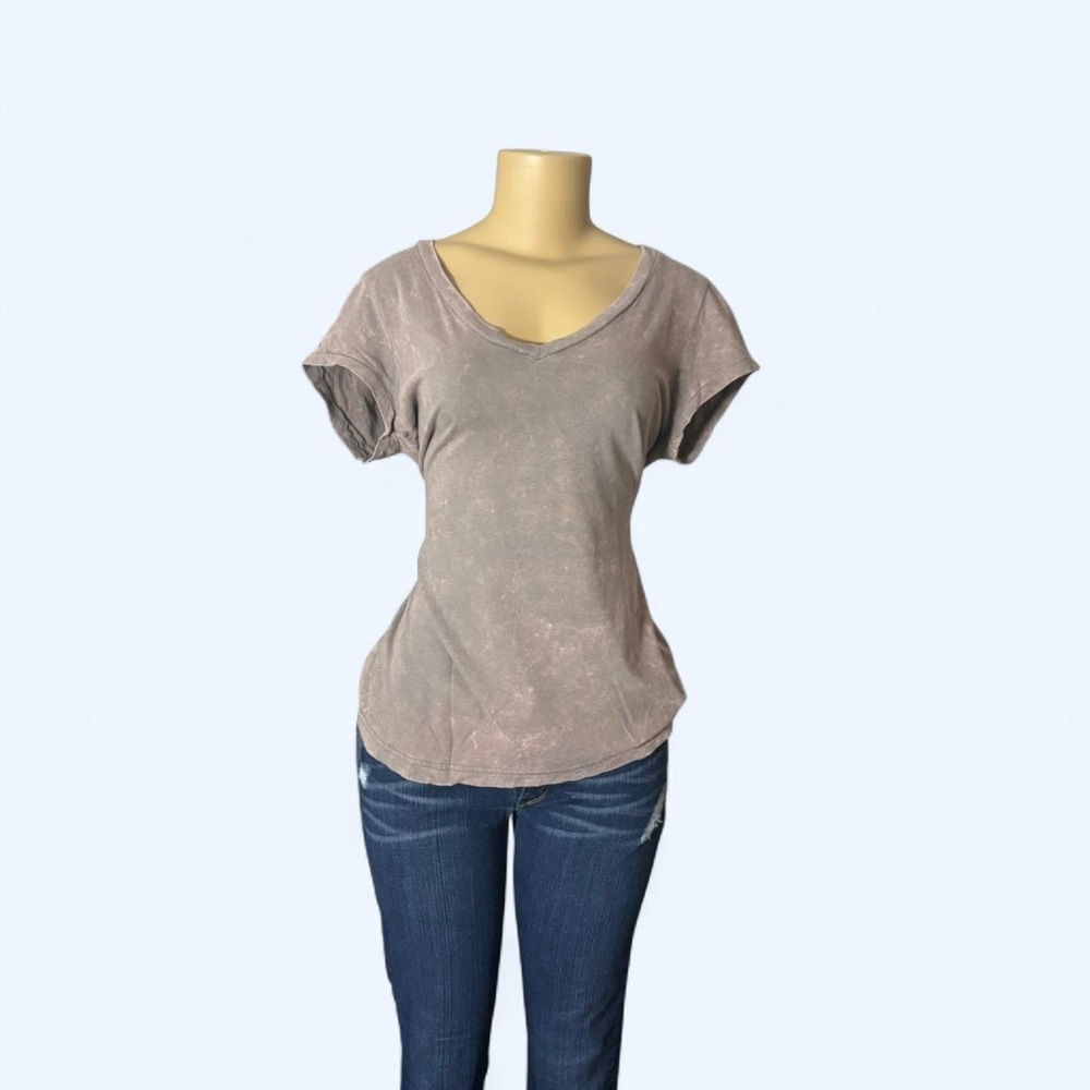 Women's Short Sleeve Tee in Mineral Gray -Miley Cyrus